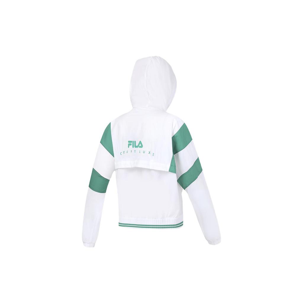 New FILA Jackets Women's Jade White A11W333701F-WT