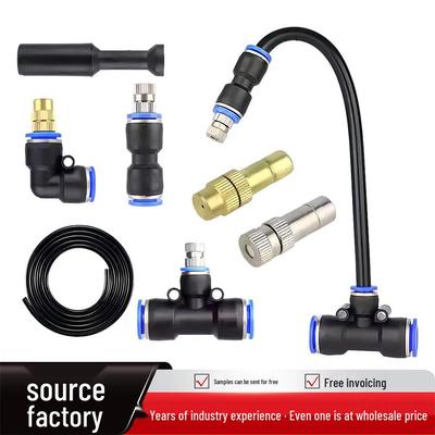 12mm Quick Connect Sprinkler Tee & Bend Adapter for Garden Irrigation and Cooling Systems