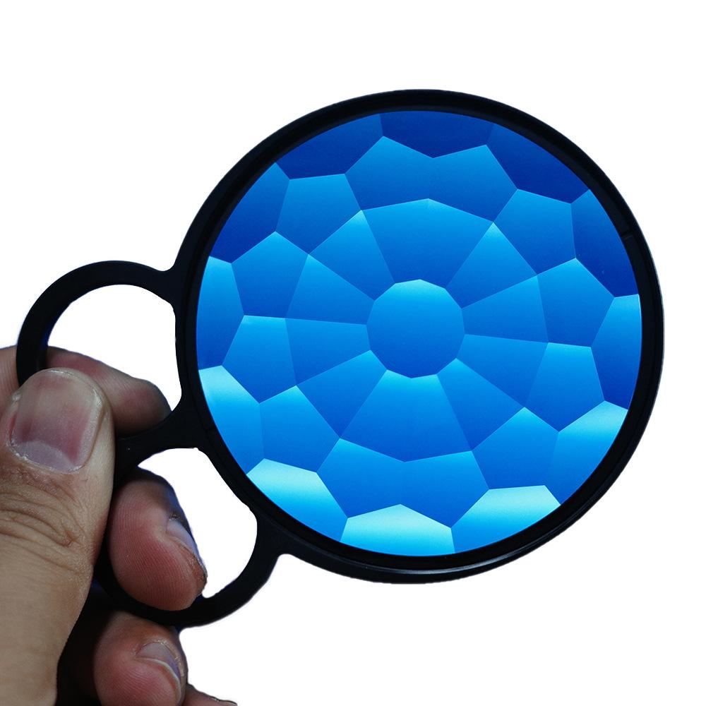 Handheld Glass Kaleidoscope Filter Lens for DSLR