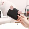 PU Leather Cartoon Pig Multi Card Slot Holder Zipper Coin Purse Soft Touch Clip Wallet for Women Kids Party Use