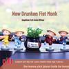 Creative Kung Fu Little Monk Car Air Freshener - Drunken Fist Decor, Set of 4 Monks