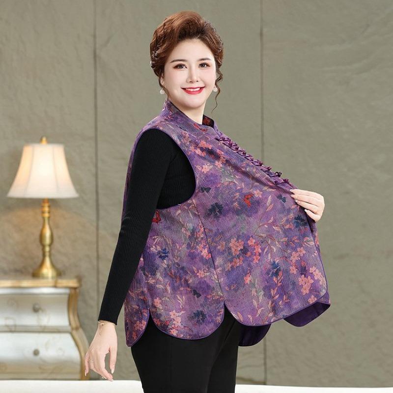 1-0 extra large size sleeveless casual women's clothing autumn and winter vest back