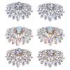 Exquisite Shoe Decoration Clips Crystal Rhinestone Buckle Applique Jewelry Accessories for Shoes Hats Dresses
