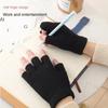 Outdoor Warm Wrist Knitted Elastic Gloves Unisex Half Finger Wrist Warm Working 1Pair Glove Autumn Hiking Cycing Sports Gloves
