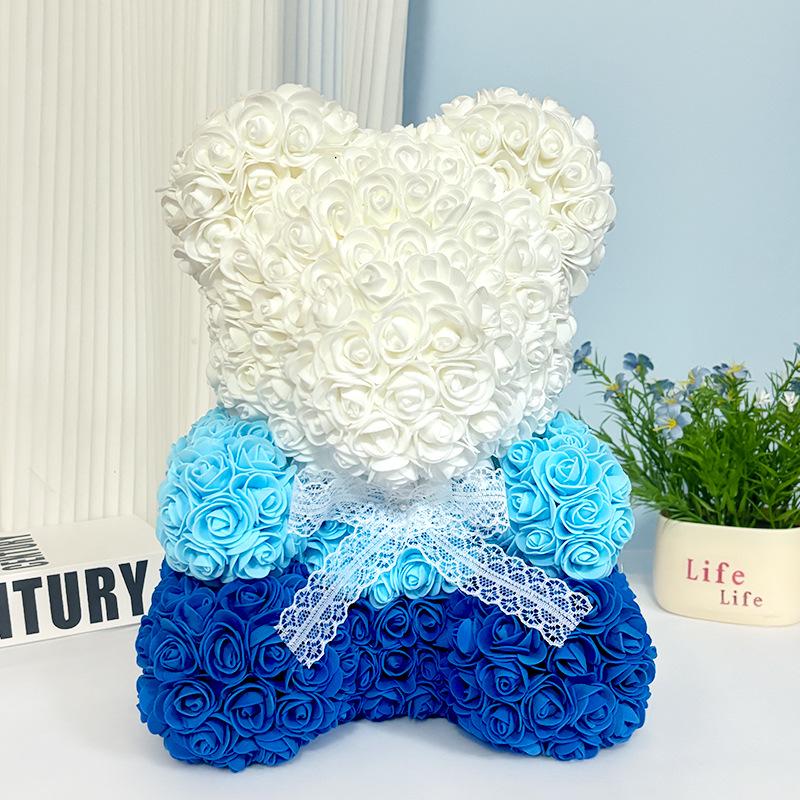 Rose Bear: Preserved Flower Gift for Girlfriend - Perfect for Birthdays, Valentine's, and Proposals