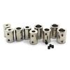 3/4/5/6/6.35/7/8/10  45# Steel Rigid Shaft Coupling Coupler Motor Transmission Connector Sleeve DIY Motor  Parts