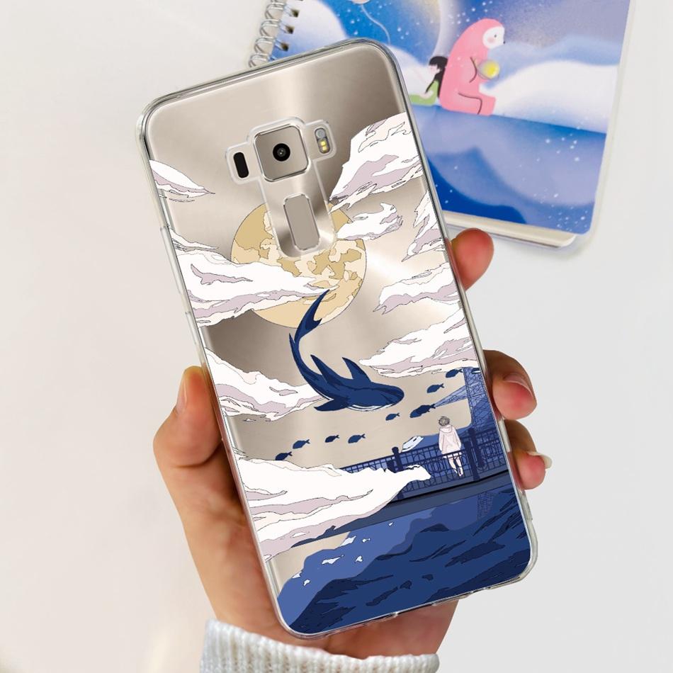 For Asus Zenfone 3 ZE520KL ZA520KL Cute Panda Cartoon Phone Case For Asus Z017D Z017DA Z017DB Z017DC 5.2" Soft Silicone TPU Case