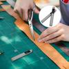 2Pcs Hole Punch Set 8Mm Round Hollow Punch Tool for Belt Watch Strap Bag Making Craft DIY Rubber Canvas