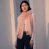 Thin Wool Scarf Women's 2025 Autumn and Winter New Solid Color Scarf Fashion Warm Decorative Shawl Scarf