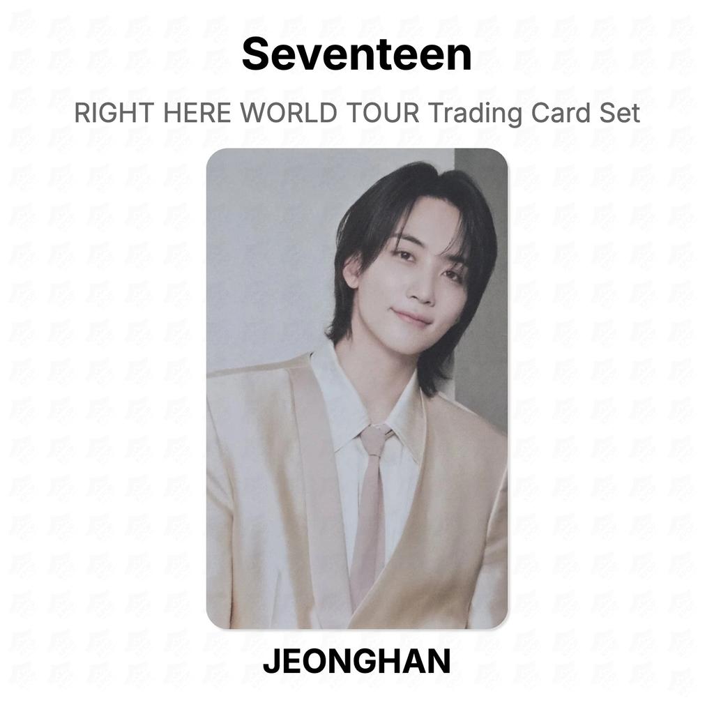 Seventeen RIGHT HERE WORLD TOUR Trading Card Set Official Photocard