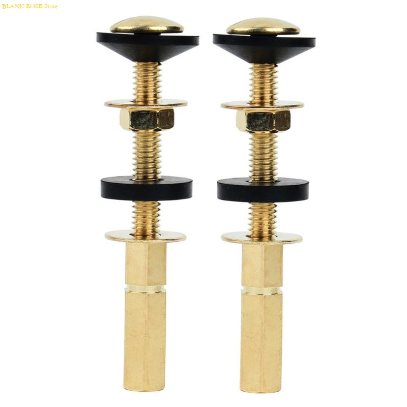 K1AE Sturdy Carbon Steel Toilet Bolts Set for Leakproof and Long Time Use