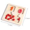 Montessori Math Wooden Toy Addition Subtraction Teaching Aids Preschool Learning Education Toy Color Bead Sorting Board For Kids