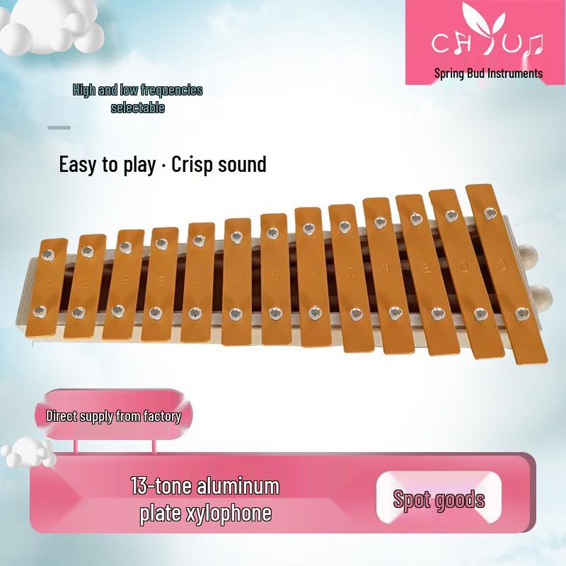 13-Tone Aluminum Glockenspiel: Children s Musical Instrument for Early Education and Kindergarten 13-Tone