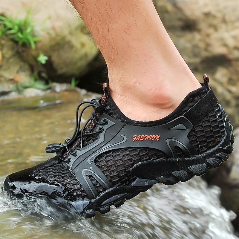 Plus Size 39-50 Hiking Trekking Sneakers Men Quick Dry Water Aqua Shoes Non Slip Breathable Outdoor Sport Shoes