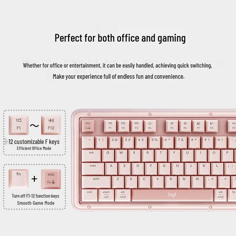 Logitech ALTO KEYS K98S Amber Series AI Custom Wireless Mechanical Keyboard
