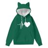 Women's Fashion Casual Long Sleeve  Hooded Sweatshirt Tops