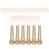 String Stud Kit Ox Bone Guitar Nut and Saddle Strings Tension Adjustment Tool Accessories(Copper String Stud Ox Bone