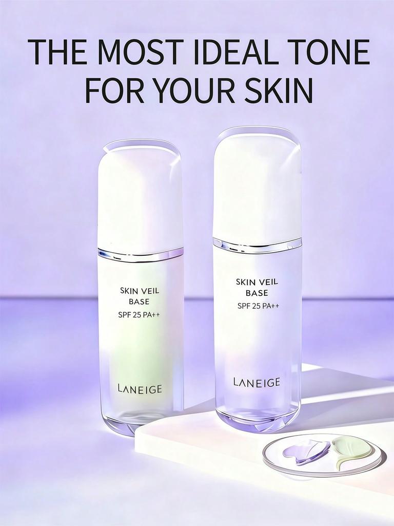 LANEIGE Skin Veil Base EX 30ml - Mint Green SPF28 PA++ Primer | Oil-Control & Brightening