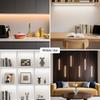 Wireless Bluetooth Remote Control Under Cabinet LED Unit Lights Bar 12V Dimmable Aluminium Tube For Kitchen Counter Closet Lamp