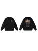 Fukujin EVISU2025 Unisex Round Neck Hoodie - Trendy Cotton Streetwear Pullover with Print