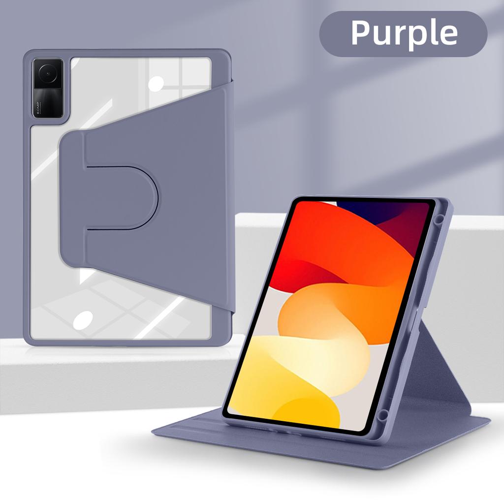 For Redmi Pad 10.61 inch Case 360 Rotation Cover with Pencil Holder Cover For Redmi Pad 10.6 inch Tablet Case