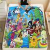 Adventure Time, Muster Flanelldecke, Hohe Qualität, Bequem für alle Jahreszeiten, Heimdekoration, Wärme und Komfort, Perfekt für Geschenke.