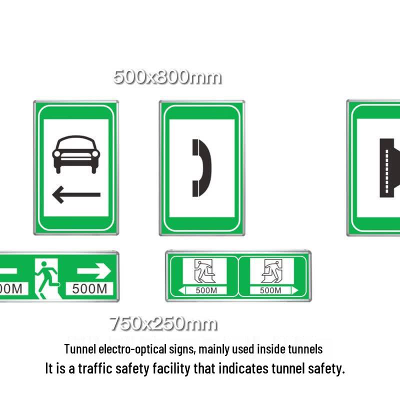 Tunnel LED Emergency & Directional Sign