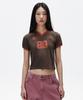 MAHAGRID Football Ringer Tee Brown(Mg2Fmft587A)