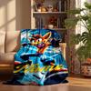 Crash Bandicoot  Custom Flannel Blankets Soft Warm Cozy Throws for Home Decor Holiday Gifts