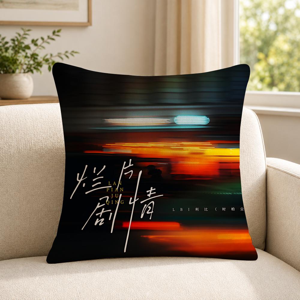 Singer LLBI Cushion Cover Soft Short Plush SkinFriendly Cushion Case for MultiScene Use