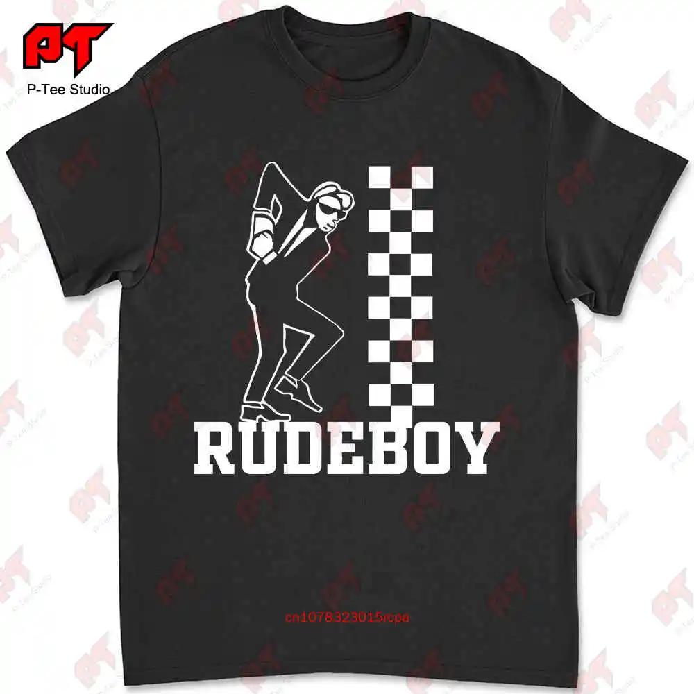 Skanking Rudeboy Ska Trojan Skinhead Scooterist Selector T-shirt CHEB