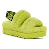 UGG Fluff Shearling Fuzzy Slippers Women's Lime 1120876-KLM