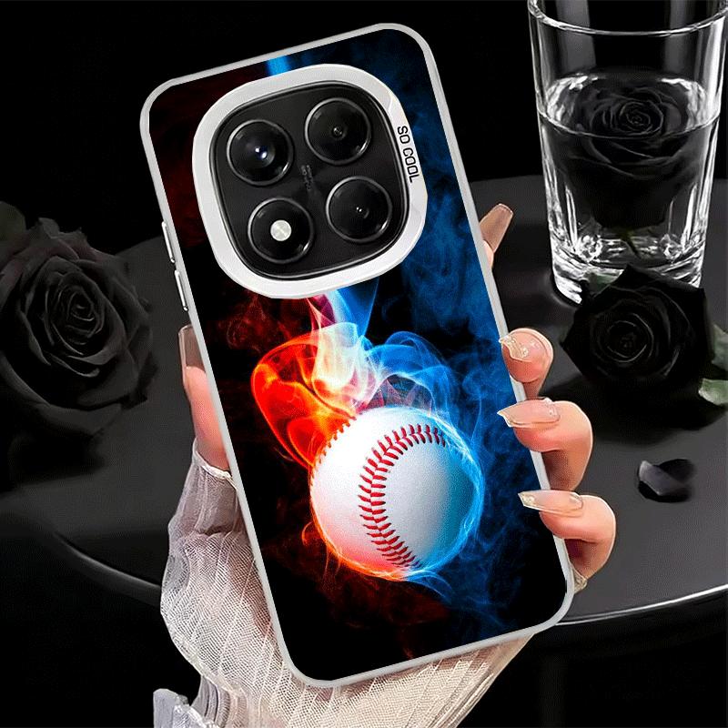 Baseball Sport Shockproof Phone Case for Xiaomi Redmi Note 15 14 13 12 Pro Plus 11 11S 11T 5G Cover Anti Fall Fundas
