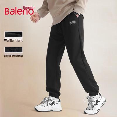Baleno Men's Waffle Knit Heavyweight Jogger Pants