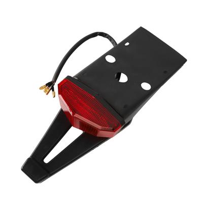 Rear Fender Mount Tail Light Red LED Brake Lamp Turn Signals License Plate Light for Off Road