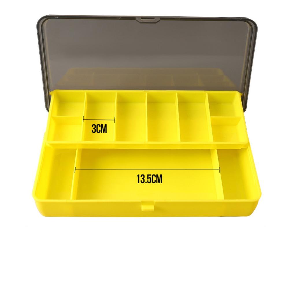 Пластиковый ящик для рыболовных снастей 11 отделений Коробки для крючков и приманок Ящик для инструментов для мягких приманок Рыболовные аксессуары