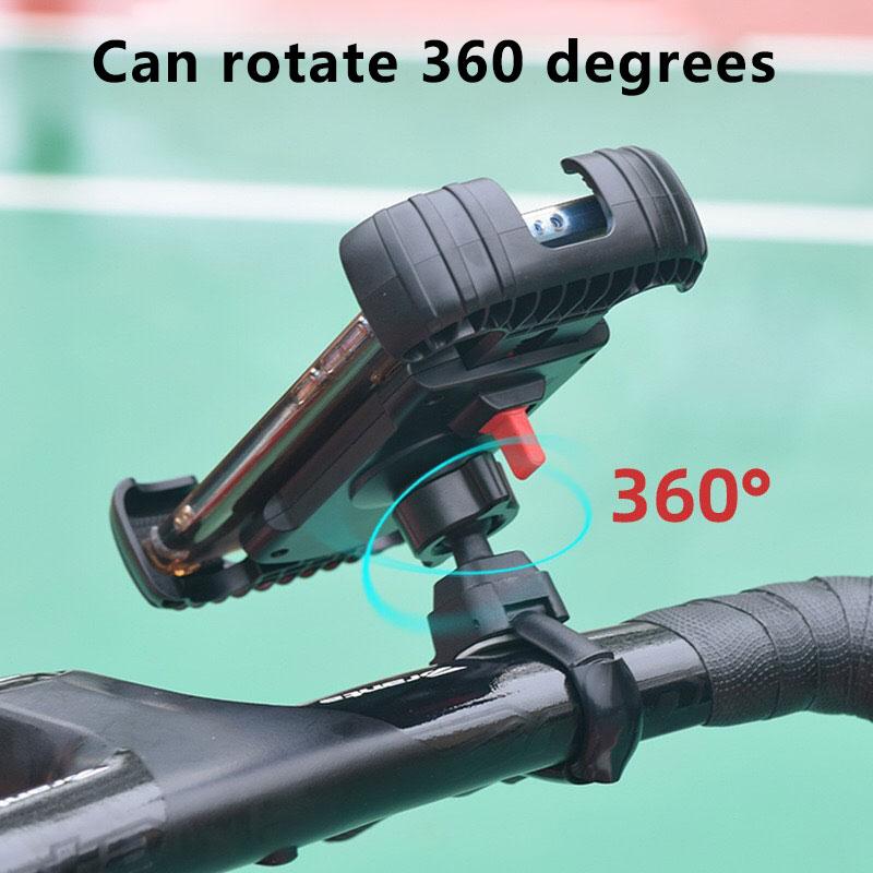 Mountain Bike Mobile Phone Safety Operate Stable and Non-slip Rotatable Navigation Mobile Phone Holder Motorcycle Phone Holder