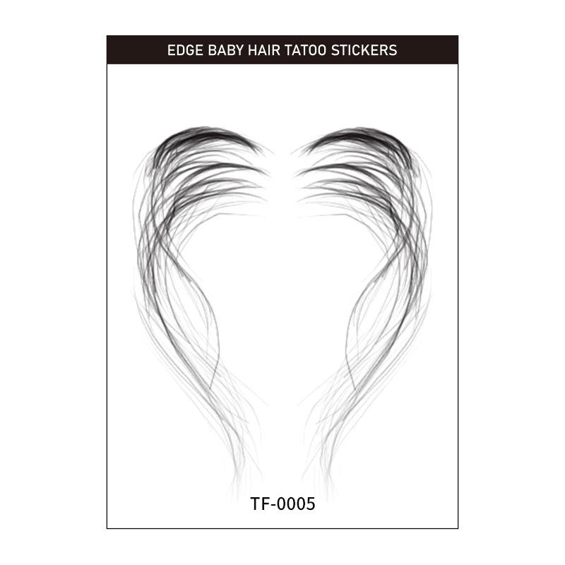 Bangs Sticker Eyebrow Sticker Hair Sticker Hairline Wig Tattoo Sticker Hair Edge Tattoo