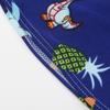 New Boys' Cartoon Swim Trunks - Comfortable Polyester for Hot Spring & Summer, Sizes Small & Medium