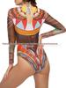Women's Mesh Sun Protection Swimsuit