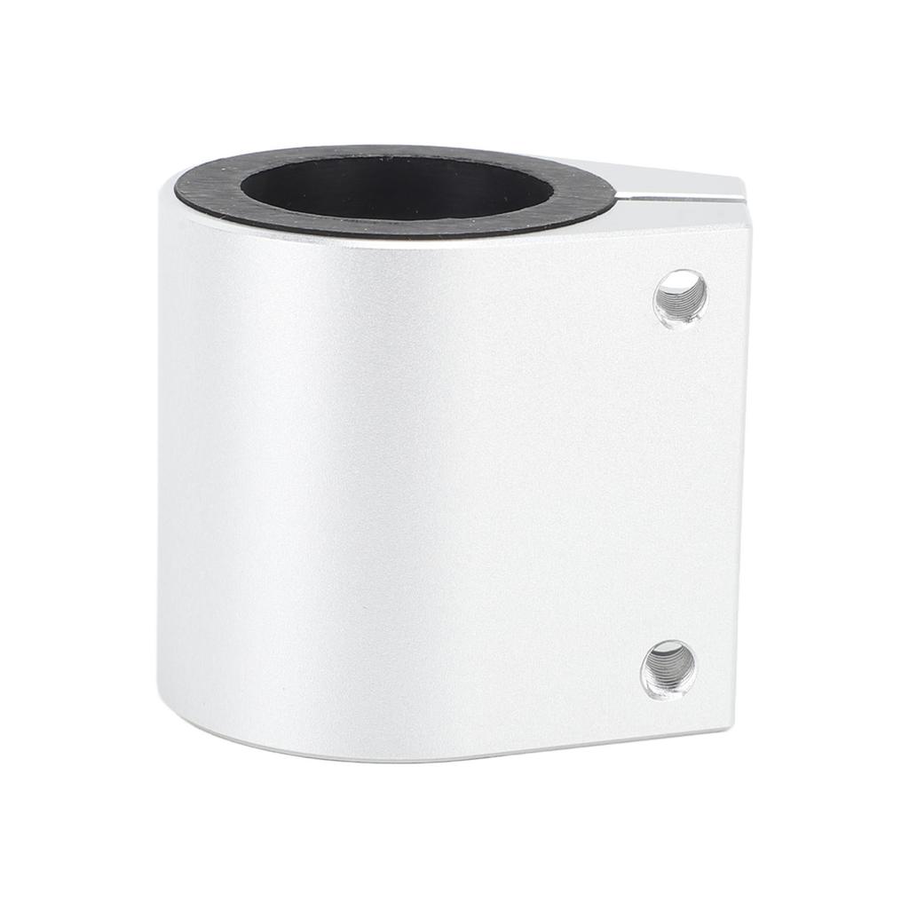 2pcs 1in High Temp Exhaust Clamp Aluminum Butt Joint Exhaust Band Clamp for Banshee 1987 To 2006 Silver