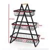 2 Tier Countertop Fruit Basket,Portable Fruit Bowle Basket for Kitchen Organizer Storage & Dining Room Fruits Vegetable Bread Snacks