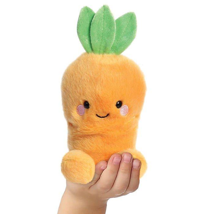 Peluche Carotte - Aurora World - Palm Pals - Éco-Friendly - 13cm - Orange