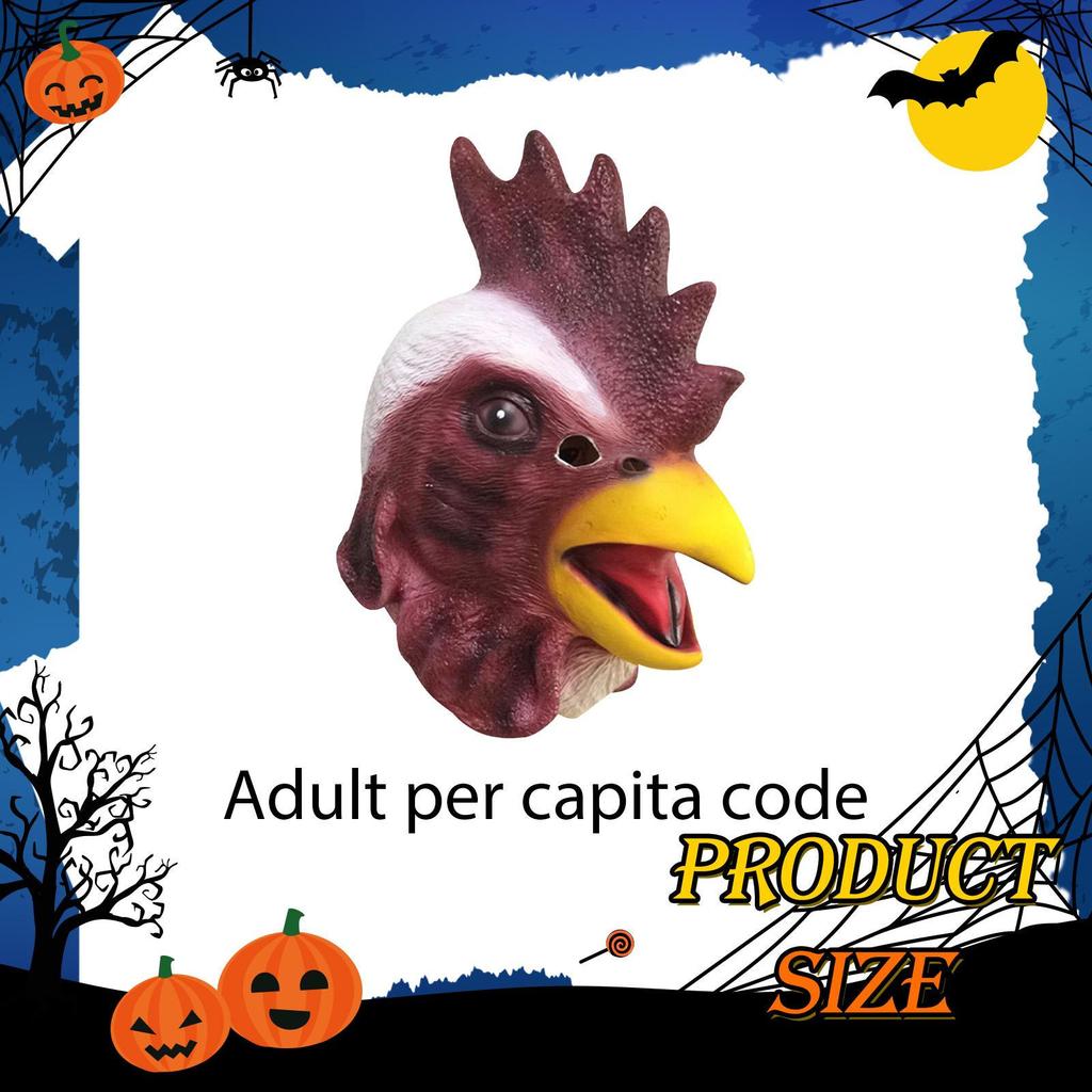 Halloween Turkey Funny Latex Face for Party Props Festival Performance