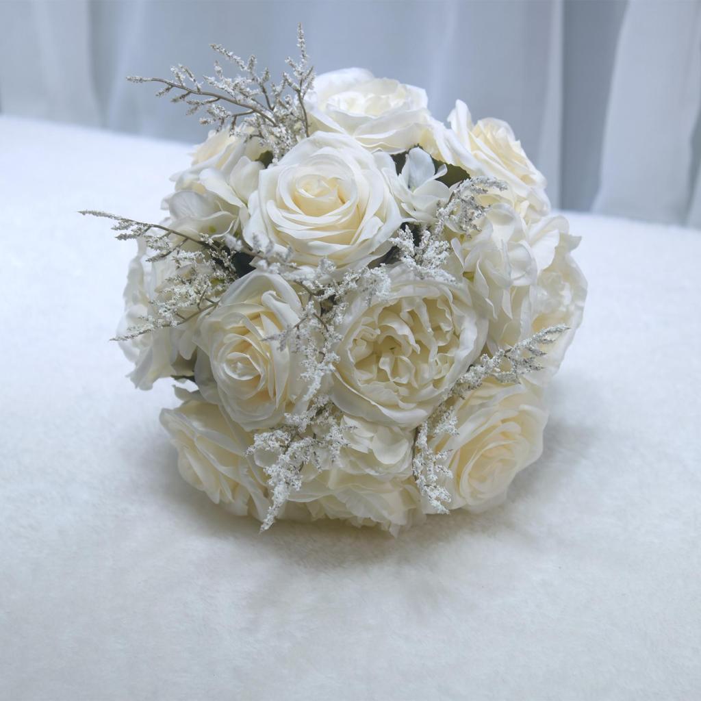 166-Piece Rose Bouquet for Weddings, Proposals, and Photography – Artificial Flowers for Brides and Bridesmaids