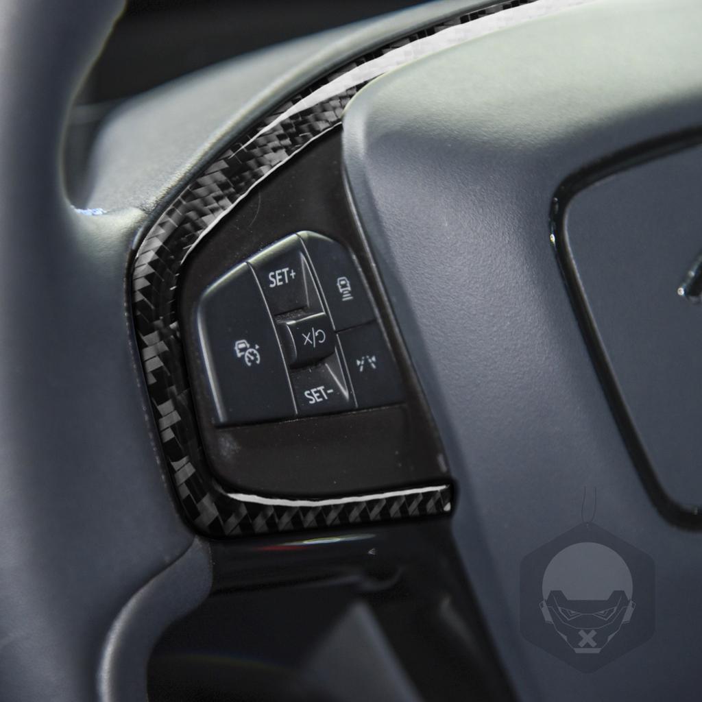 For Ford Mustang Mach E  2022 Car Accessories Auto Interior Steering Wheel Button Frame Trim Sticker Modification Decoration