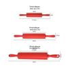 Non-stick Silicone Rolling Pin Set: Large & Small Rollers for Home Baking