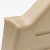 Beige Driver‑Side Seat Side Trim Panel Cover, 2‑Piece Replacement Set for F‑150 9L3Z1661693CA , Repairs Worn Front Left Seat Interior Trim
