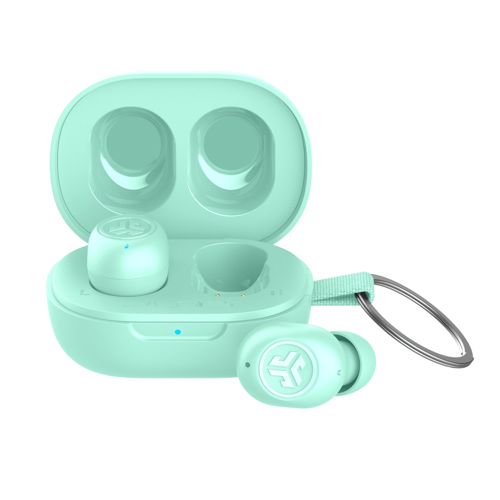 

Официальные беспроводные водонепроницаемые Bluetooth-наушники JLab JBuds Mini для сна, с внешним звуком, мини-USB, приложение, официальные лимитированные наушники мятно-зеленого цвета,