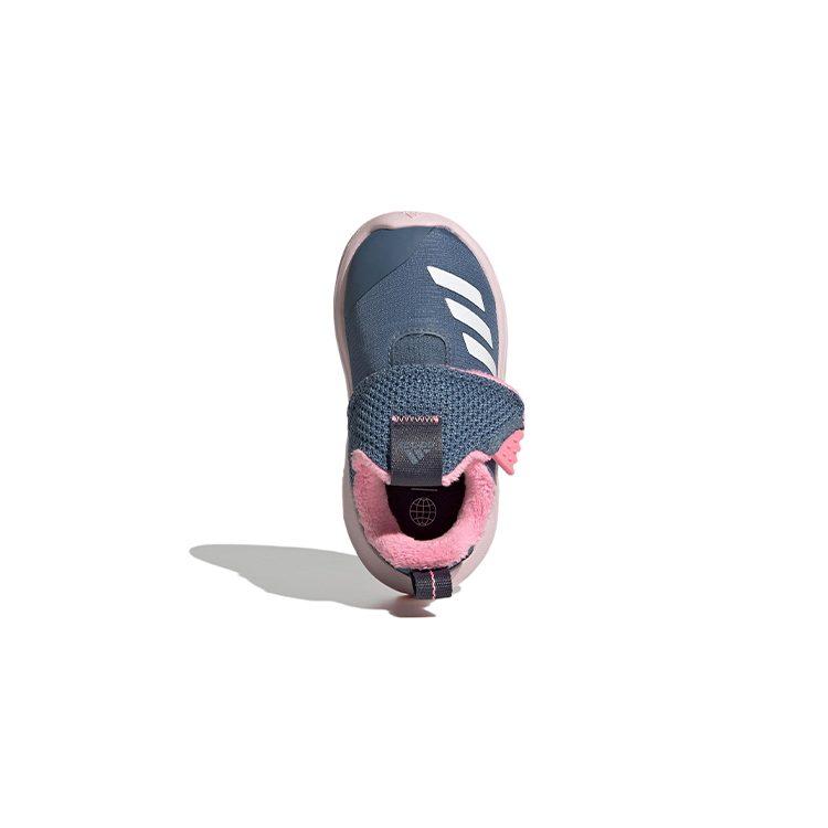 Adidas Suru365 Fleece Lined Comfortable Abrasion Resistant Abrasion Resistant Low top Toddler Shoes Blue Pink GY6677